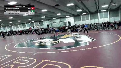 140 lbs Champ. Round 2 - Lillianna Garcia, Widefield vs Alexis Escobar, Kelso