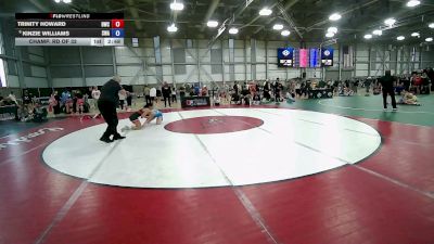53 kg Champ. Rd Of 32 - Trinity Howard, Hilltopper Wrestling Club vs Kinzie Williams, Sanderson Wrestling Academy