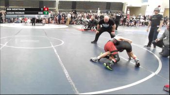 81 lbs Rr Rnd 6 - Ben Weintraub, Team Tugman - ESC vs Logan Thomas, Wrecking Crew Wrestling Academy - ESC