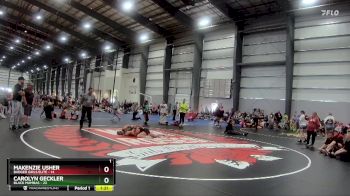 122 lbs Semis - R1 Wb - Carolyn Geckler, Black Mambas vs Makenzie Usher, Badger Girls Elite