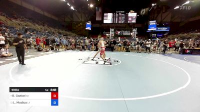 106 lbs Cons 16 #2 - Brock Goebel, NE vs Landen Modica, LA