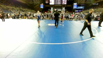 135 lbs Round Of 64 - Kaitlyn Worthley, UT vs Daniella Nugent, MA