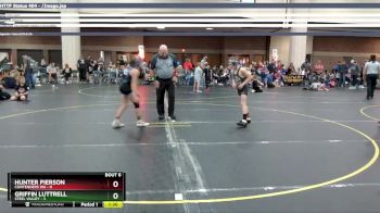 85 lbs Round 2 (6 Team) - Hunter Pierson, Contenders WA vs Griffin Luttrell, Steel Valley