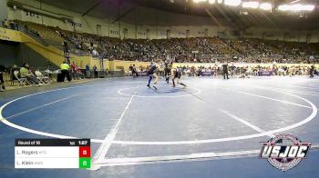 80 lbs Round Of 16 - Luke Rogers, West Texas Grapplers vs Lincoln Klein, Wichita Wrestling Club