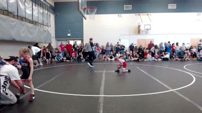 50 lbs Champ. Round 2 - Marleigh Perkins, Grace Wrestling Club vs Nashlin Barger, Idaho