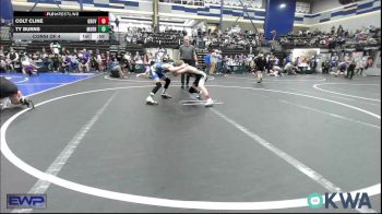 73 lbs Consi Of 4 - Colt Cline, Grover Rains Wrestling Club vs Ty Burns, Morrison Takedown Club