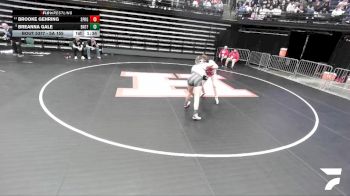 5A 155 lbs 5th Place Match - Brooke Gehring, Springville vs Breanna Gale, Bountiful