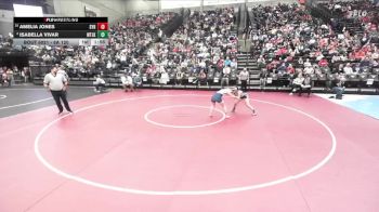 6A 120 lbs Champ. Round 1 - Amelia Jones, Syracuse vs Isabella Vivar, Westlake