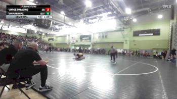 126 lbs Semifinal - Davian Diaz, BELMONT vs Jorge Palacios, SAN FERNANDO