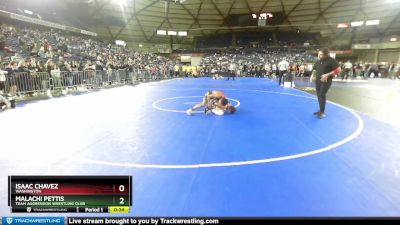 110 lbs Quarterfinal - Malachi Pettis, Team Aggression Wrestling Club vs Isaac Chavez, Washington