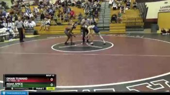 126 lbs Placement Matches (8 Team) - Noah Amick, West Forsyth vs Omari Tuwano, Mill Creek