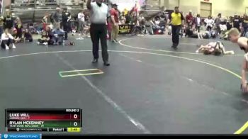 105 lbs Round 2 (4 Team) - Rylan McKenney, Team Good. Real Good vs Luke Will, Cardiac Kids