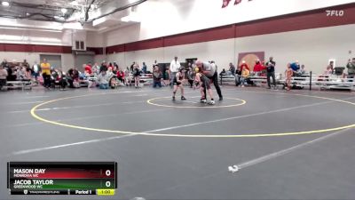 58-64 lbs Quarterfinal - Jacob Taylor, Greenwood WC vs Mason Day, Monrovia WC