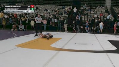 72-M2 lbs Semifinal - Makenzie Santiago, Top Rank Hammers vs Chase Mckinney, Centurion