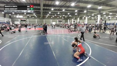 130 lbs 2nd Place - Makayla Smith, Grindhouse WC vs Meris Endicott, Iron Squad