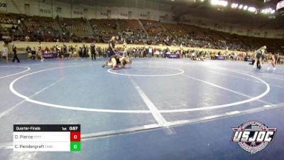 118 lbs Quarterfinal - Desten Pierce, Standfast vs Chesney Pendergraft, Timberwolves