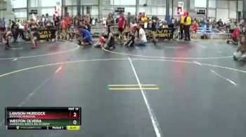 41 lbs Round 3 - Lawson Murdock, Backyard Brawlers vs Weston Olvera, Sanderson Wrestling Academy