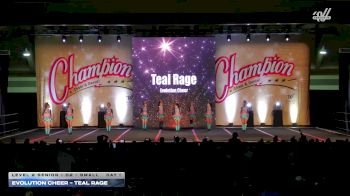 Evolution Cheer - Teal Rage [2025 L2 Senior - D2 - Small Day 1] 2025 Champion Cheer and Dance Grand Nationals