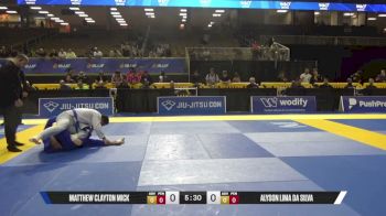 Alyson Lima Da Silva vs Matthew Clayton Mick 2026 Pan Jiu Jitsu IBJJF Championship