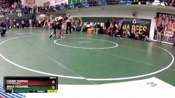 150 lbs Cons. Round 4 - Cohen Thomas, Lutheran West vs Brice McDaniel, Galion