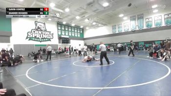 126 lbs Semifinal - Gavin Cortez, Pacifica/Oxnard vs Zander Rogers, Walnut