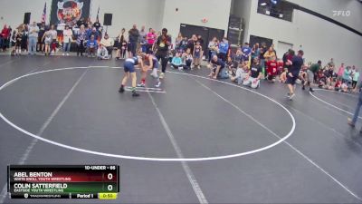 66 lbs Round 3 - Colin Satterfield, Eastside Youth Wrestling vs Abel Benton, White Knoll Youth Wrestling