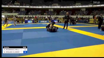 SEBASTIAN RODRIGUEZ WILLIAMS vs ANGELO DEQUAN CLAIBORNE 2022 World IBJJF Jiu-Jitsu No-Gi Championship