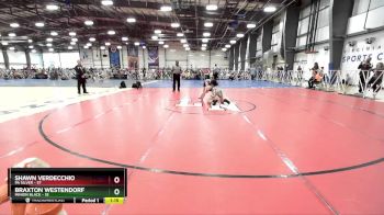 130 lbs Rd# 10- 4:00pm Saturday Final Pool - Shawn Verdecchio, PA Silver vs Braxton Westendorf, Minion Black