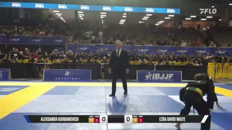Ezra David Waite vs Aleksandr Karbanovich 2026 Pan Kids Jiu-Jitsu IBJJF Championship