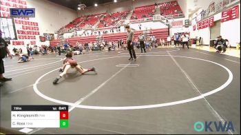 73 lbs Rr Rnd 2 - Heston Klinglesmith, Perry Wrestling Academy vs Cooper Ross, Tonkawa Takedown Club