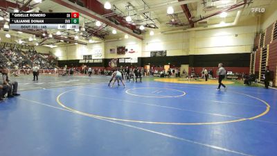 145 lbs Cons. Round 5 - Lilianne Donan, Silverado vs Giselle Romero, Shadow Hills