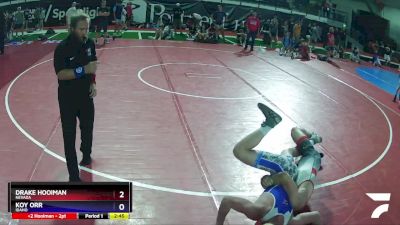 138 lbs Semifinal - Drake Hooiman, Nevada vs Koy Orr, Idaho