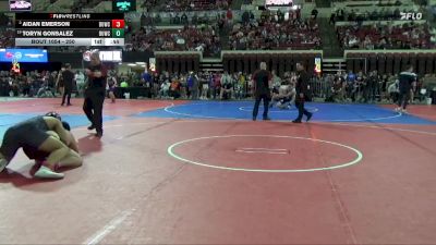 250 lbs Cons. Round 2 - Aidan Emerson, Corvallis vs Toryn Gonsalez, Sidney Wrestling Club
