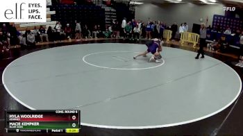 105 lbs. Cons. Round 6 - Myla Woolridge, Kearney vs Macie Kempker, Blair Oaks