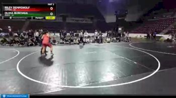 W-200 lbs Quarters & 1st Wb (16 Team) - Olivia Burciaga, Idaho vs Riley Dempewolf, Indiana