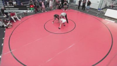 110 lbs Champ. Round 1 - Era Hasani, World Team Training Center vs Mia Hernandez, Threshold Wrestling Club