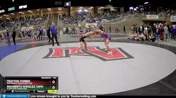 113 lbs Champ. Round 2 - Trayton Forbes, Northwest Wrestling Club vs Rigoberto Gonzlez Tapia, Scappoose Wrestling