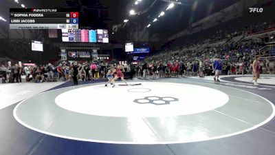 130 lbs Champ. Rd Of 64 - Sophia Fodera, CA vs Libbi Jacobs, MI