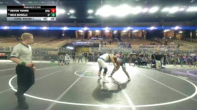 215 3A Cons. Round 1 - Nick Boselli, Spanish River vs Devon Young, North Port H.S.