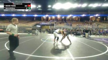 215 3A Cons. Round 1 - Nick Boselli, Spanish River vs Devon Young, North Port H.S.