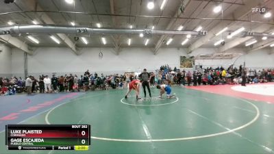 175 lbs Champ. Round 1 - Gage Escajeda, Pueblo Central vs Luke Plaisted, Coronado