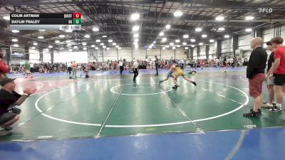 100 lbs Round Of 16 - Colin Artman, Quest School Of Wrestling MS - MS vs Daylin Fraley, OHIO GOLD - MS