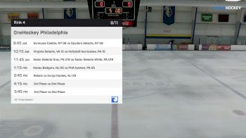 HD Hurricanes vs Virginia Selects | 08.11.18. | 2018 OneHockey Philadelphia