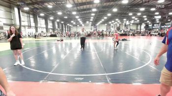 100 lbs Rr Rnd 2 - Savannah Howard, Owen Valley Girlz vs Madyson Votaw, CKWA