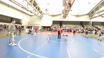 57 lbs Rr Rnd 6 - Talmadge Dawkins, Roundtree Wrestling Academy Blue vs Eric Bostard, Roundtree Wrestling Academy Black