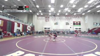 110 lbs Cons. Round 1 - Mikaiala Aberasturi, Homedale vs Kaydence O`Krakel, Parma