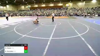 138 lbs Round Of 16 - Alan Casey, Oakdale vs Nikko Gonzalez, BULLDOG WRESTLING CLUB