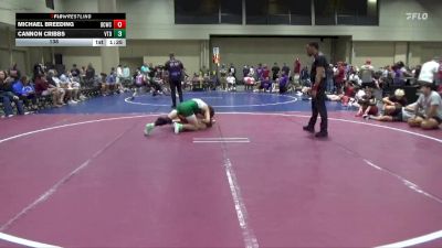 138 lbs Round 3 (6 Team) - Cannon Cribbs, Venice Takedown Club vs Michael Breeding, Black Creek WC