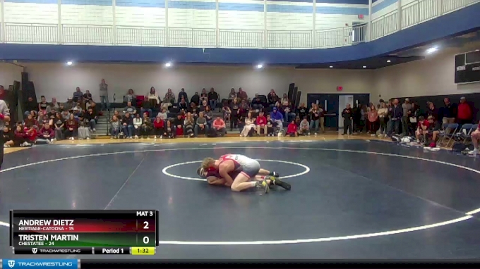 138 lbs 2nd Wrestleback (8 Team) - Andrew Dietz, Hertiage-Catoosa vs ...