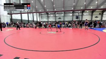 U16 FS - 94-100 Quarters - Nolan Cross, Canada vs Jacob Gambito, Scrap Yard Garage Wrestling